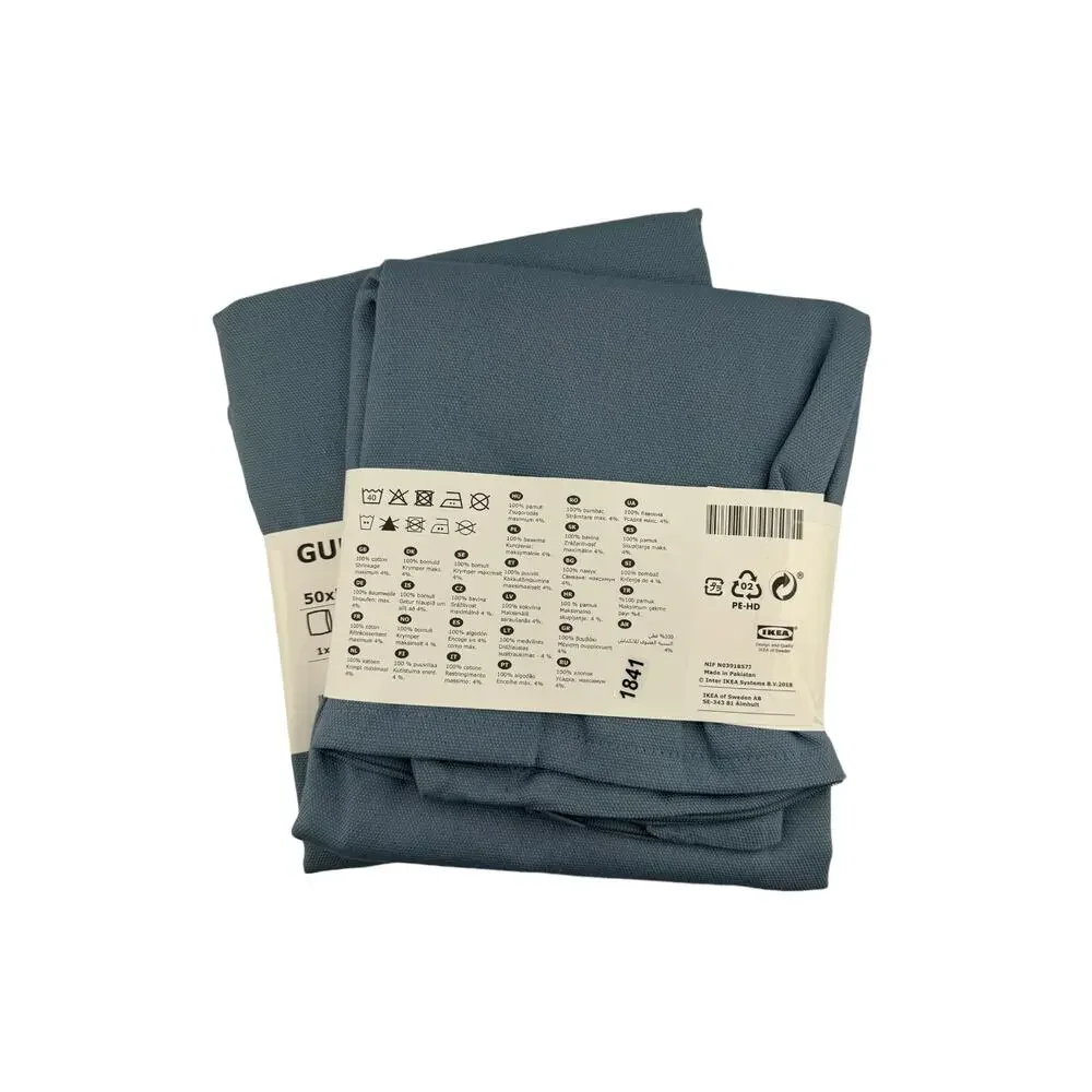 IKEA Gurli Light Blue Gray Cushion Covers Set of 2 Article 504.334.16